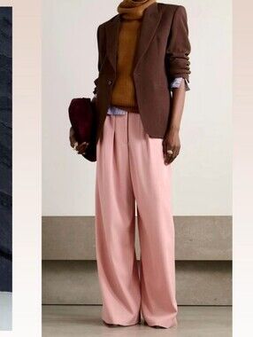 Women's Tailored Brown Blazer Jacket